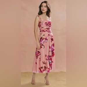 AMUR Pink Floral Dress